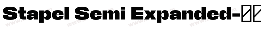 Stapel Semi Expanded字体转换